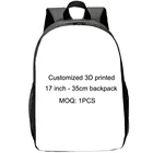 Custom Picture of Laptop Bag Multifunctional Blank 17 Inch School Backpack for College Girls