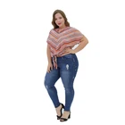 Plus Size Large Size Fat Women Tops Summer Boho Style Womens Tops Blouses 2019 Ladies