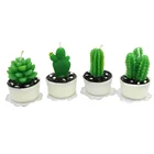 Wholesale Home And Party Decoration Realistic Plant Candle Cactus Candle