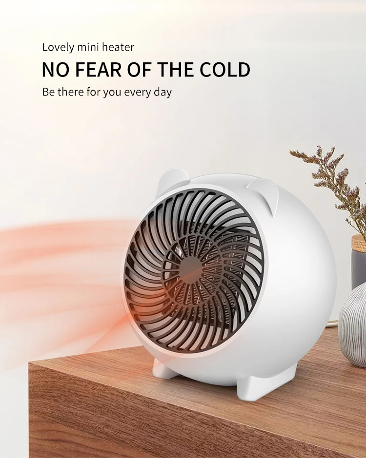 Winter Household Office Bedroom Under Desk Table Heater Warmer Intelligent Portable Small Size Heater