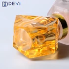 Clear Bottles Devi Wholesale 30ml Elegant Clear Empty Perfume Crystal Glass Bottles With Surlyn Cap