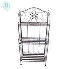 3 layers Pot Rack / Metal Flower Stand ,Cheap metal outdoor garden planter flower stand