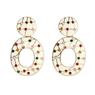 2019 Za Gold Hoop Earrings Za Drop Dangle Earrings For Women Jewelry Accessories
