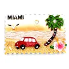 Stamp Shape Magnet Fridge Sticker Wholesale Souvenir Gift