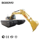 Amphibious excavator swamp excavator marsh buggy