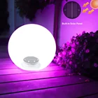 Light Cordless Outdoor Garden/Park Decor LED Solar Light Up Ball With 16 Colors RGB Rechargeable Orbs Ground Stake