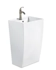 acrylic japanese style wash pedestal basin and sinks for toilet