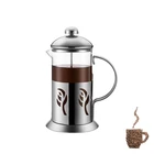 Stainless Steel Luxury Glass French Coffee Press Plunger