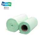 100% biodegradable Compostable PBAT+PLA+Corn Starch customizable Large more color garbage bag