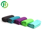 Towel Pocket Invisible Silicone Dots Non-slip Microfiber Yoga Towel With Pocket Corners