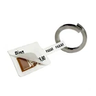 SUNLANRFID Free Samples 1356mhz 860mhz 20mm anti theft apparel jewelry rfid nfc tag label with customization