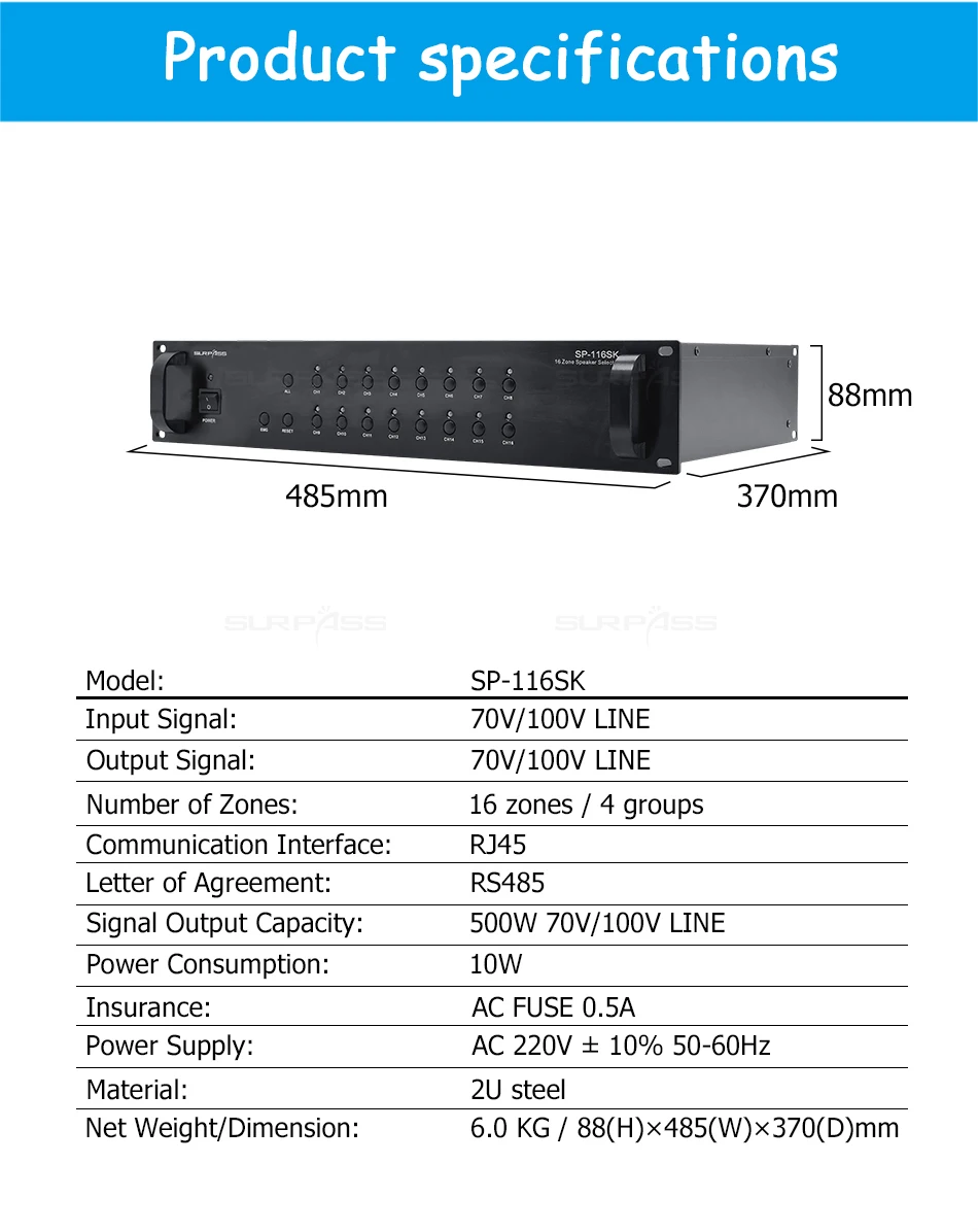 3 mixer amplifier