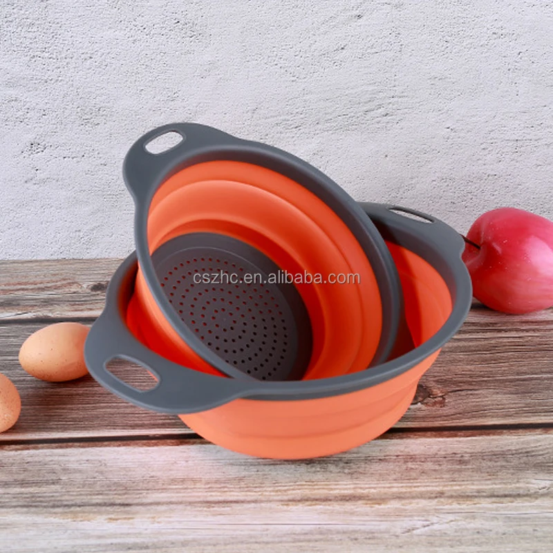 Collapsible Drain Basket Sizes Set Collapsible Filter Baskets Fruit