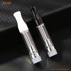 KVAP K8 Quartz Coil cbd oil bulk Hemp Cartridge 0.5ml / 1 ml bulk cbd oil Vape Cartridge With Round White/black Tips
