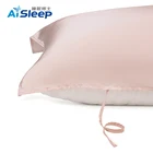Wholesale 100% Natural Mulberry Satin travel Silk Pillow & Silk Eye Mask Set Covers Custom Pillowcase