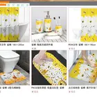 Hot selling colorful black bathroom accessories set with free sample