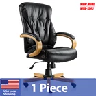 Luxury Comfortable High Back Wooden Executive Chair Office Chair Home Office