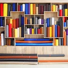 Embroidery PVC leather Car Carpet Material Roll With Foam Backing