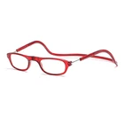 DHK054 Folding design fancy cheap promotion style ce plastic magnetic reading glasses
