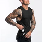 New style custom fitness gym blank tank top for men