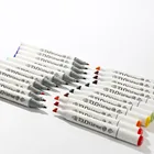 Best-selling advanced double needle tip brush alcohol double head contact note pen