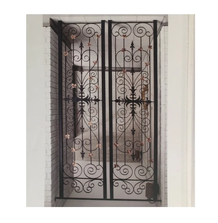 Laser cutting fence fine sanding Aluminum Art lpowder coated all-weather outdoor leisure Gates