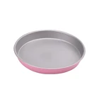 Round pan pizza dish Non Stick baking tray bakeware cake tools pizza pan pie pan