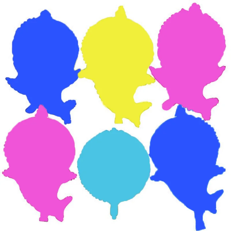 De dibujos animados Animal de mar azul rosa amarillo tiburón forma de Globos de helio globo de la hoja de juguete para niños decoración de fiesta bebé ducha