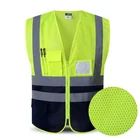 XXL EN471 ANSI107 Standard Multi Pockets Mesh Reflective Safety Vest Jacket