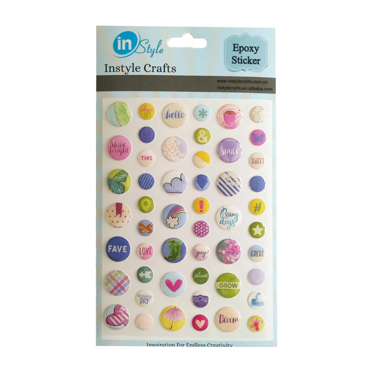 all industries gifts & crafts stickers(new) decorative sticker