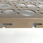 External decorative perforated aluminum wall cladding