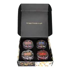 Wholesale Luxury Gift Box 4pcs per Set Decorative Retro Classic Natural Soy Wax Scented Candle