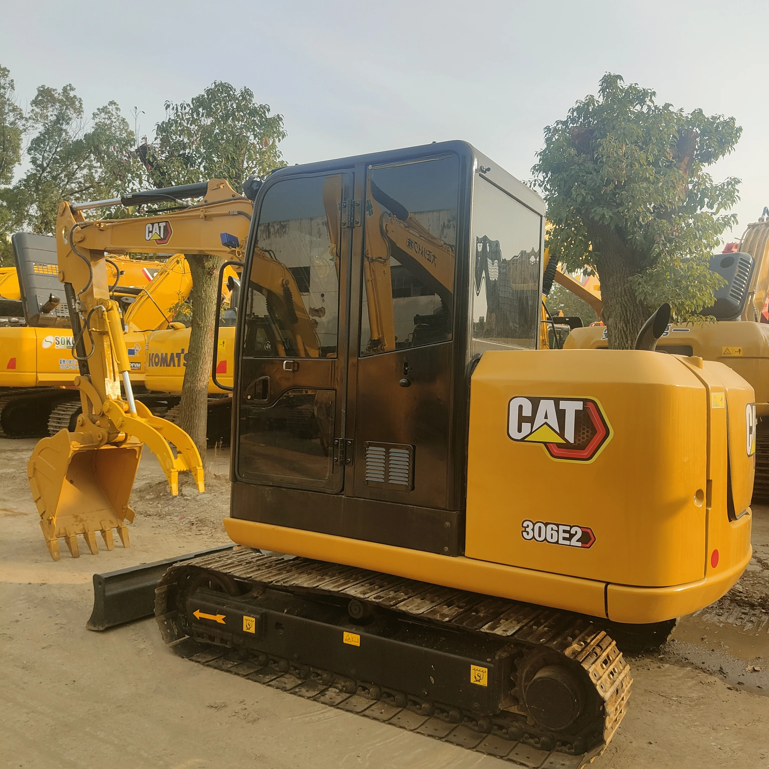 Used Caterpillar 306e2 Small Mini Hydraulic Excavator 6 Ton Earth