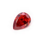 Jewelry stones zircon 5A pear shape colored zirconia stones price
