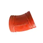 Pipe Fitting Carbon Steel High Pressure Structural Pipe Fitting Astm A53 Carbon Steel 22.5 Degree Elbow