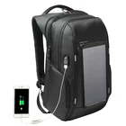 Kingsons wholesale outdoor travel smart bag waterproof laptop bag solar backpacks with usb charger