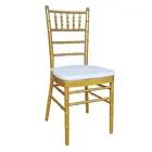 2020 Cheap Price Luxury Outdoor Hotel Stack Golden Metal Frame Gold Chair For Wedding