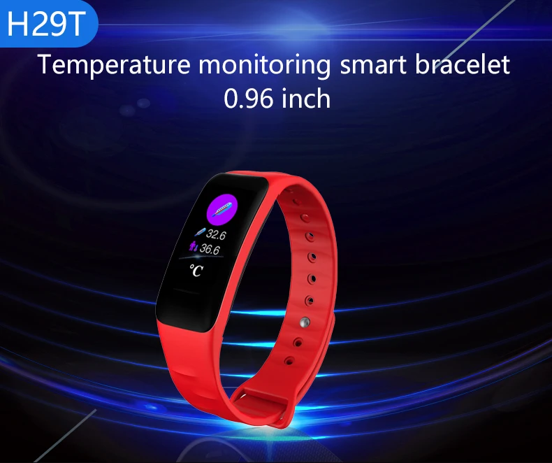 Wholesale Record The Speed Fitness Watch Smart Bracelet With Temperature Sensor