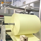 High quality factory manufacture single side yellow silicon release paper reel jumbo roll