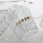 Instagram Necklace FOREVER CHOKER african necklace 14k gold plated 316 stainless steel WOMEN jewelry initial Necklace
