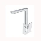 Single lever hot and cold brass vertical kitchen faucet kitchen mixers