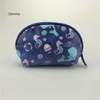 Eco Friendly Lady Makeup Round Toiletry Cosmetic Bag