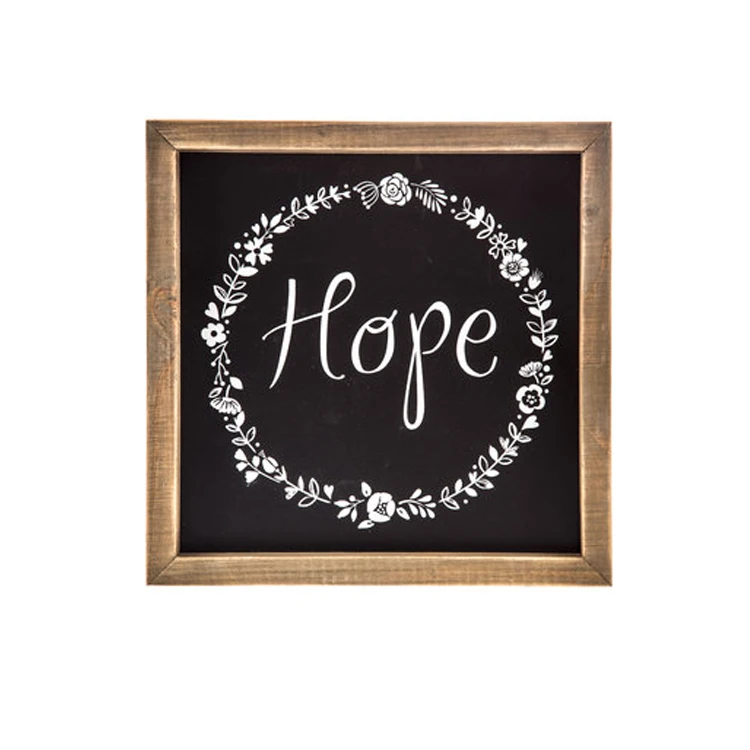Faith Floral Wreath Wood Wall Decor Farmhouse Home Decor Buy