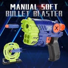 Gun Shooting Game Gun Toys ABS Plastic Air Blaster Manual EVA Soft Bullet Toy Gun For Kids
