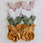 Baby Cotton Romper Infant Clothes Jumpsuit Summer Baby Newborn Linen Cotton Romper