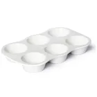 Set of 6 household custom ceramic ramekin baking tray / souffle dish Ramekin