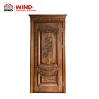China Supplier High Quality Modern Veneer Solid Wood Door Design Swing Wooden Interior Room Flush Door