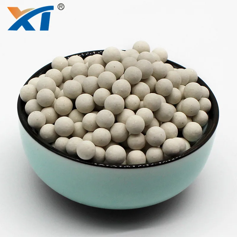 Inert Alumina Catalyst Support Media Water Filter 23-26% Ceramic Ball