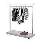 Retail Store Clothing Display Ideas Wedding Dress Rose Gold Garment Rack