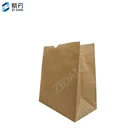 Kraft Bags Manufacturer Paper Craft Paper Bags for Food with Handle for Shirt
